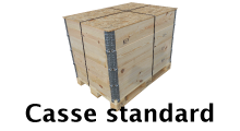 Informazioni casse in legno standard dimensioni 120x80, cassa in legno in pronta consegna, cassa in legno trattata HT, dimensioni interne della cassa in legno 115x75. Consegna in provincia di Lecco